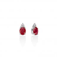 Orecchini Miluna Donna in Oro bianco 0.04 Ct ERD2622 - ERD2622